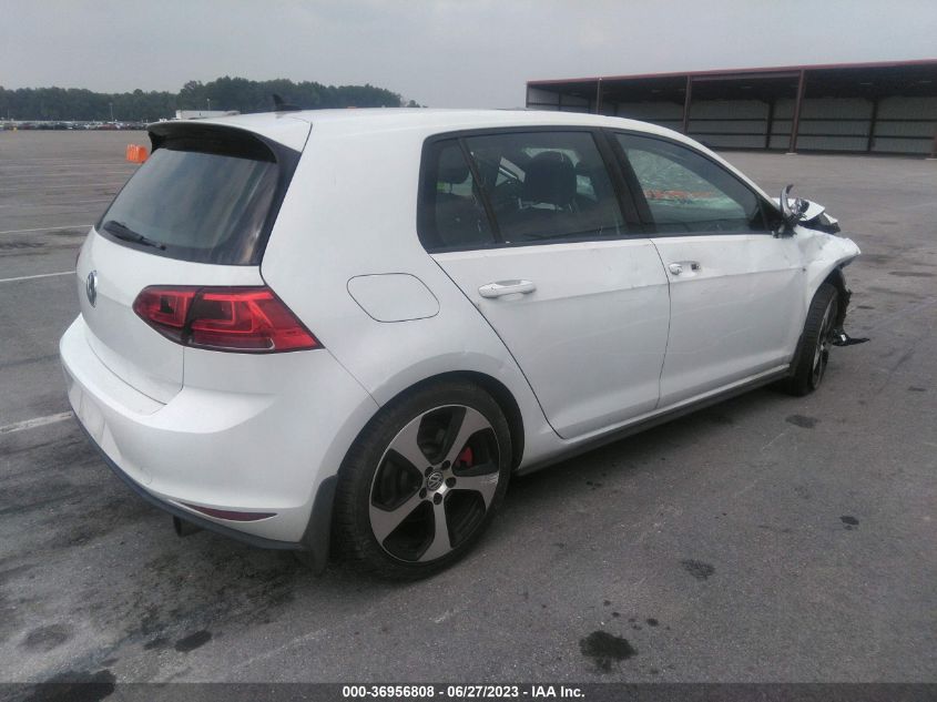 2017 VOLKSWAGEN GOLF GTI S/SE/AUTOBAHN/SPORT - 3VW547AU1HM021126
