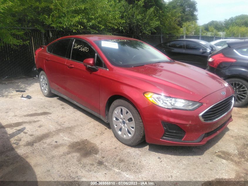 2020 FORD FUSION S - 3FA6P0G76LR248465