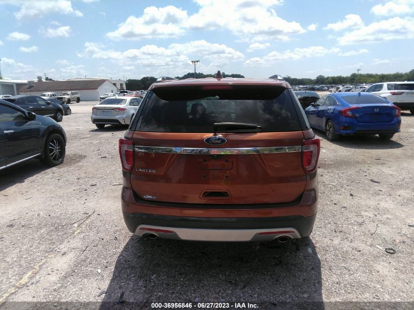 2017 FORD EXPLORER LIMITED - 1FM5K7F86HGC93584
