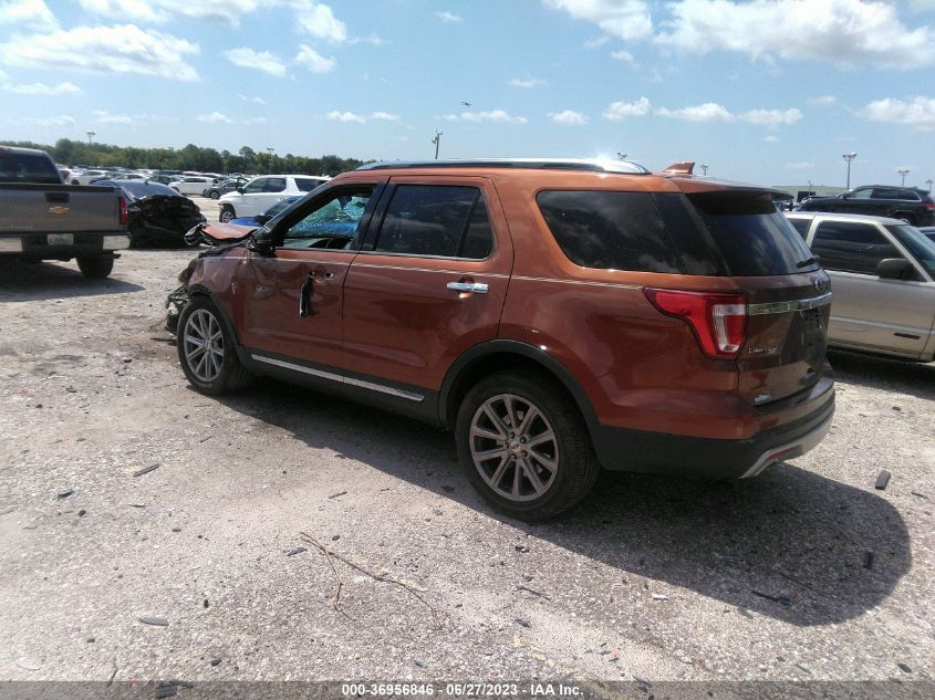 2017 FORD EXPLORER LIMITED - 1FM5K7F86HGC93584