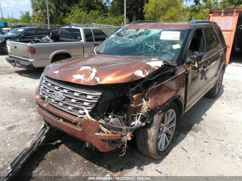 2017 FORD EXPLORER LIMITED - 1FM5K7F86HGC93584