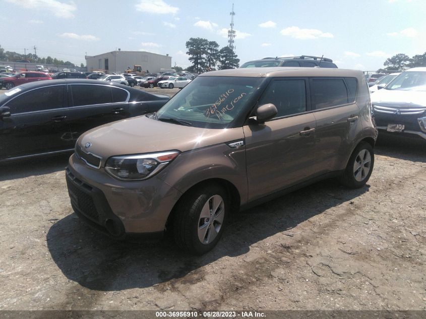 2016 KIA SOUL BASE - KNDJN2A22G7283827