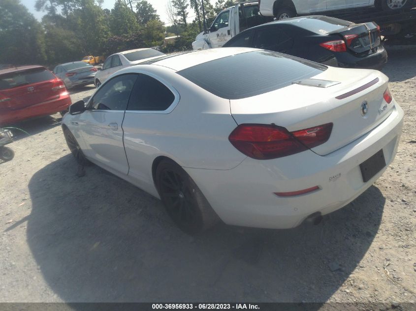 2014 BMW 6 SERIES 640I - WBALW3C54EC892647