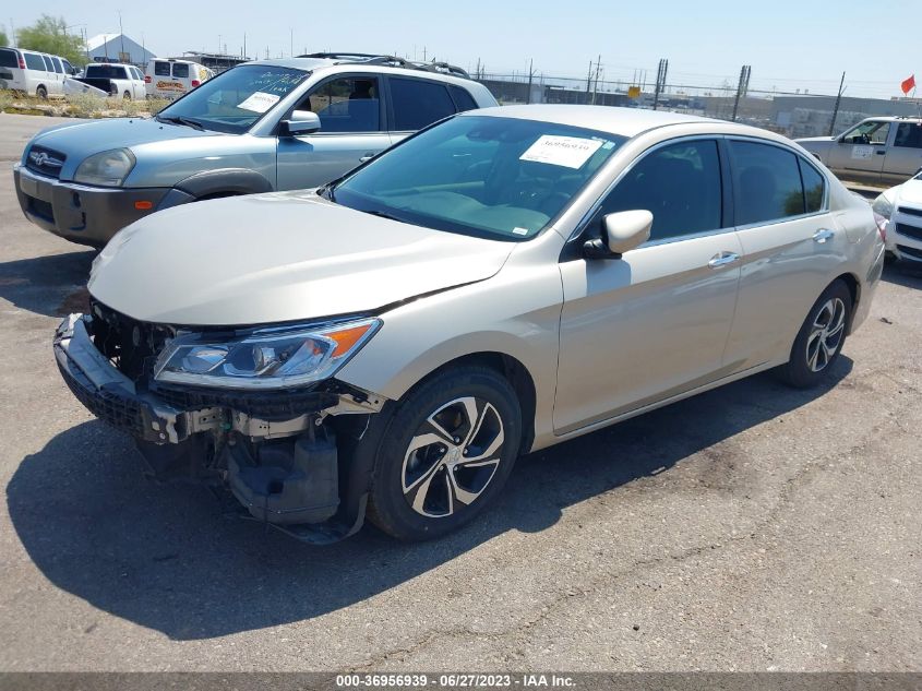 2017 HONDA ACCORD SEDAN LX - 1HGCR2F46HA008829