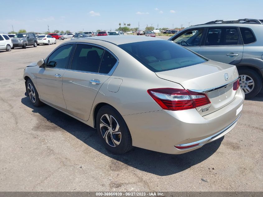 2017 HONDA ACCORD SEDAN LX - 1HGCR2F46HA008829