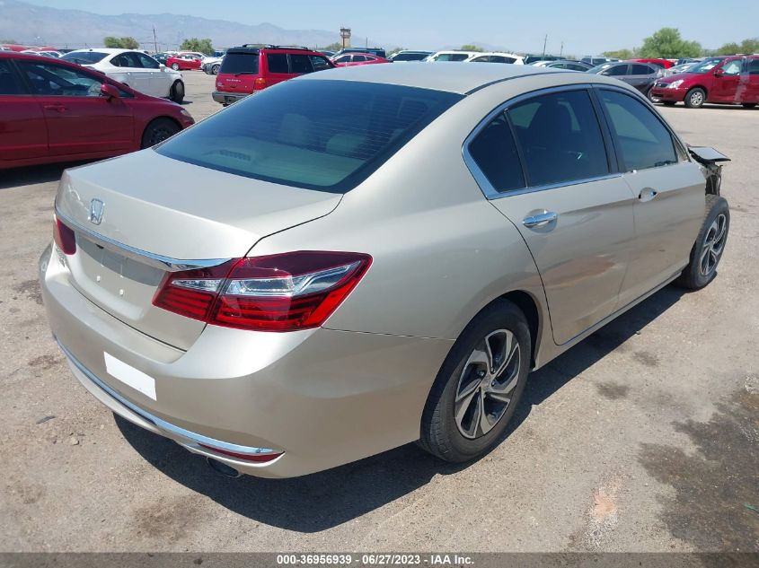 2017 HONDA ACCORD SEDAN LX - 1HGCR2F46HA008829