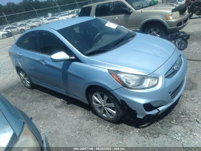 2013 HYUNDAI ACCENT GLS - KMHCU4AE4DU355329