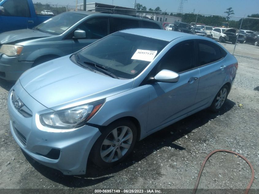 2013 HYUNDAI ACCENT GLS - KMHCU4AE4DU355329
