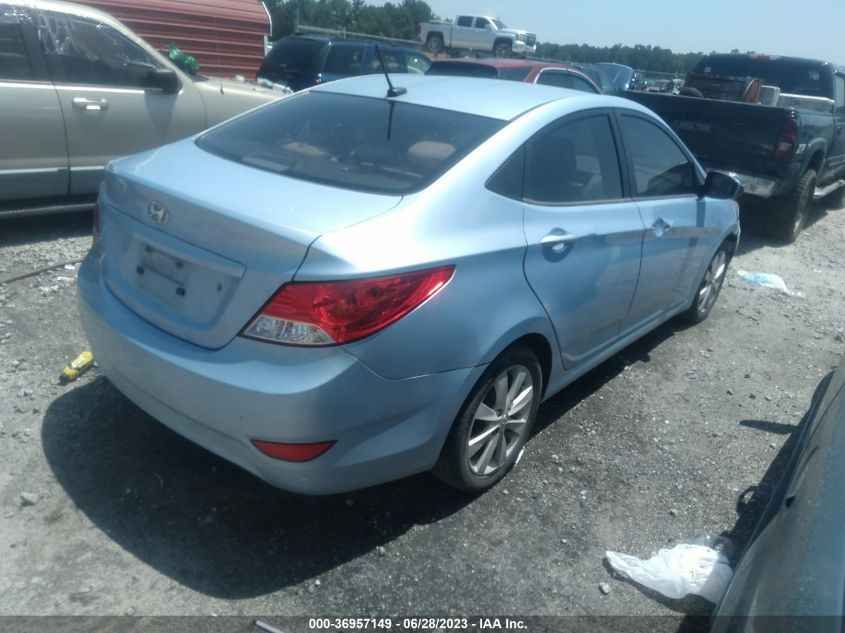 2013 HYUNDAI ACCENT GLS - KMHCU4AE4DU355329