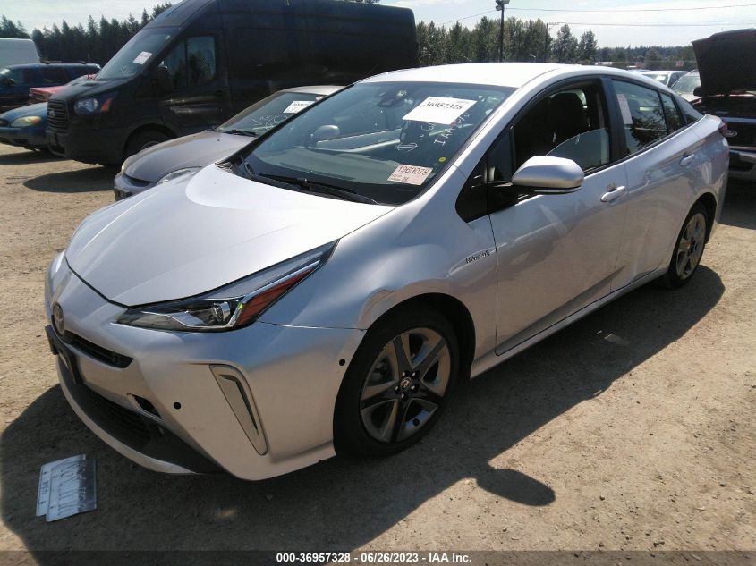 2022 TOYOTA PRIUS L - JTDKAMFU0N3168492