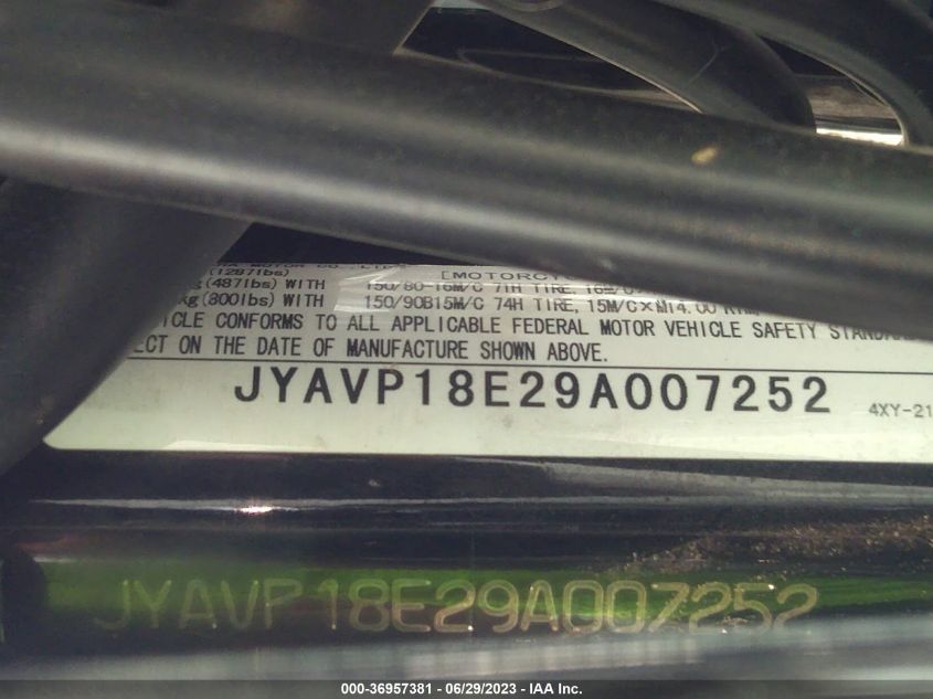 2009 YAMAHA XVZ13 CT - JYAVP18E29A007252
