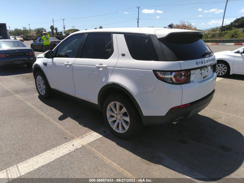 2016 LAND ROVER DISCOVERY SPORT SE - SALCP2BG1GH623503