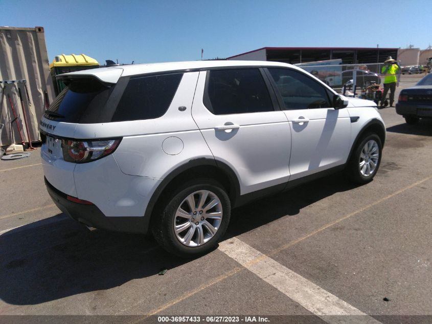 2016 LAND ROVER DISCOVERY SPORT SE - SALCP2BG1GH623503