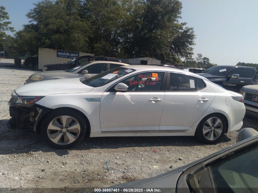 2014 KIA OPTIMA HYBRID EX - KNAGN4AD8E5065419