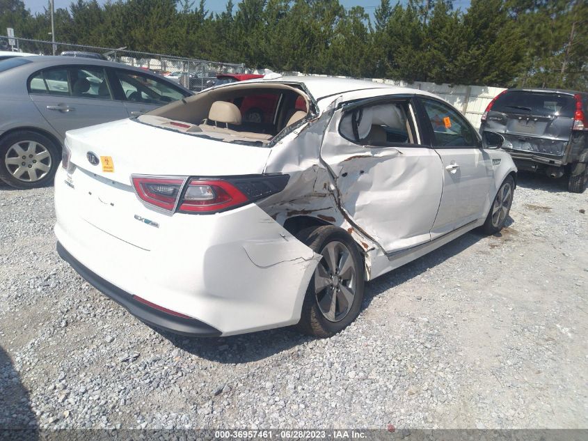 2014 KIA OPTIMA HYBRID EX - KNAGN4AD8E5065419