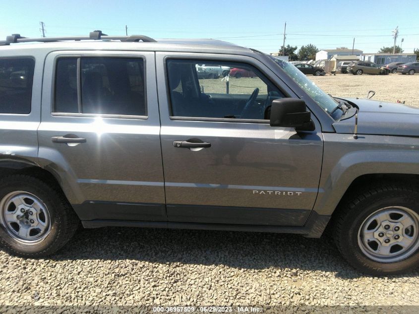 2013 JEEP PATRIOT SPORT - 1C4NJPBA1DD116694