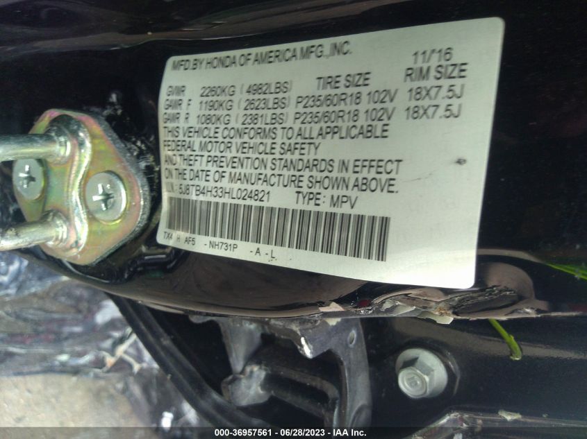 2017 ACURA RDX - 5J8TB4H33HL024821