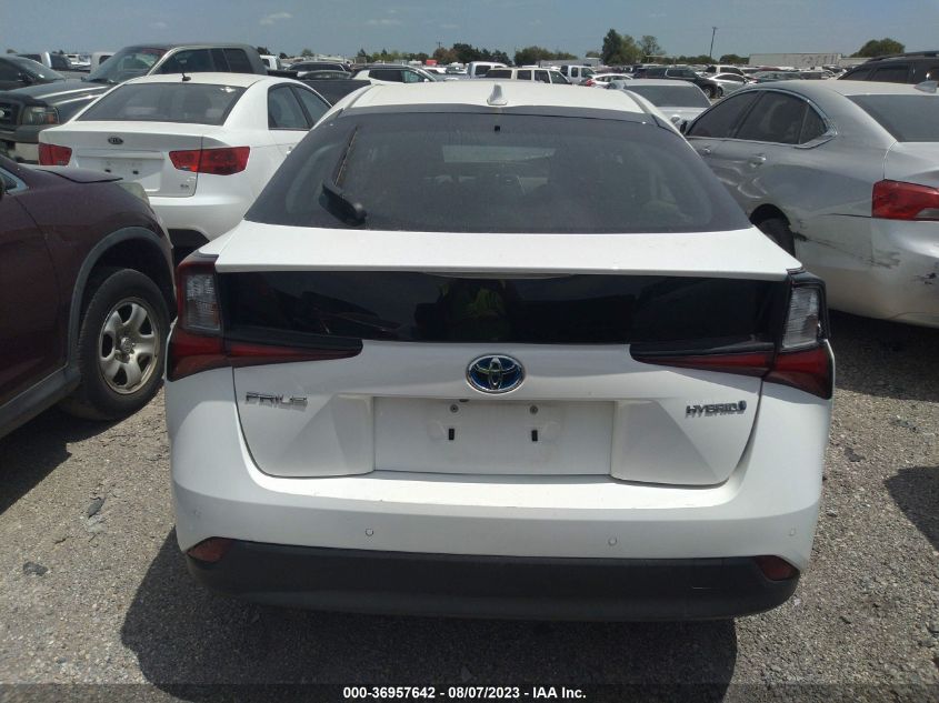 2021 TOYOTA PRIUS L - JTDKAMFU0M3151271