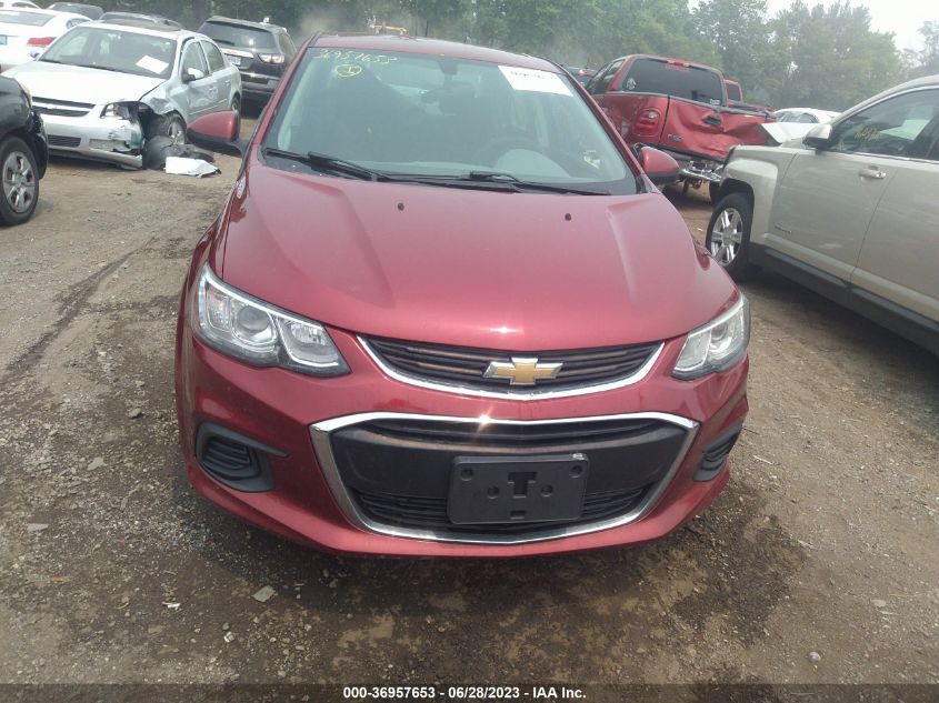 2017 CHEVROLET SONIC LT - 1G1JD5SHXH4132141