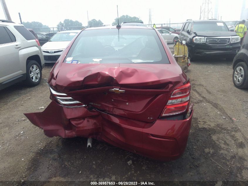 2017 CHEVROLET SONIC LT - 1G1JD5SHXH4132141