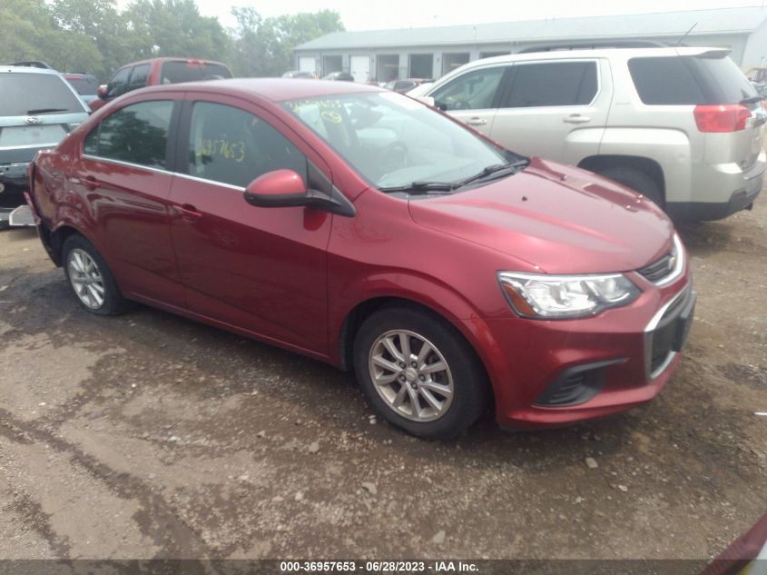 2017 CHEVROLET SONIC LT - 1G1JD5SHXH4132141