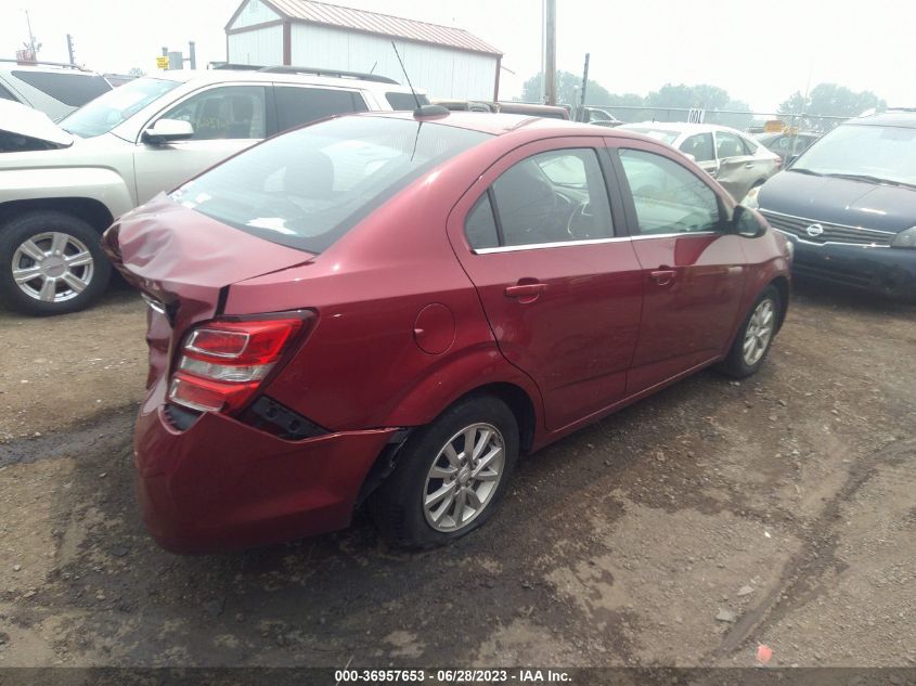 2017 CHEVROLET SONIC LT - 1G1JD5SHXH4132141