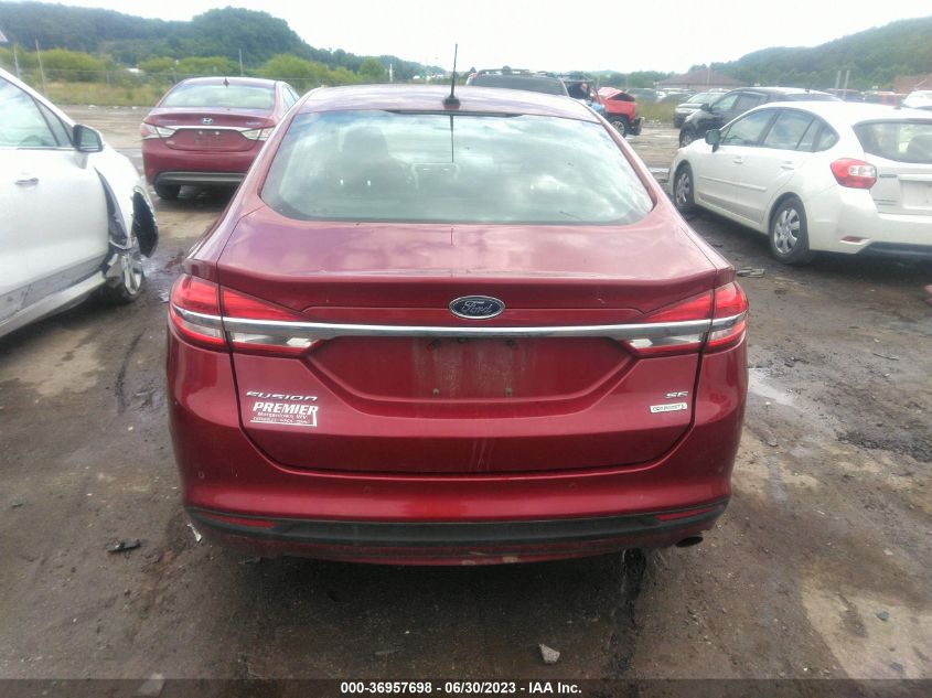 2017 FORD FUSION SE - 3FA6P0HD8HR271984