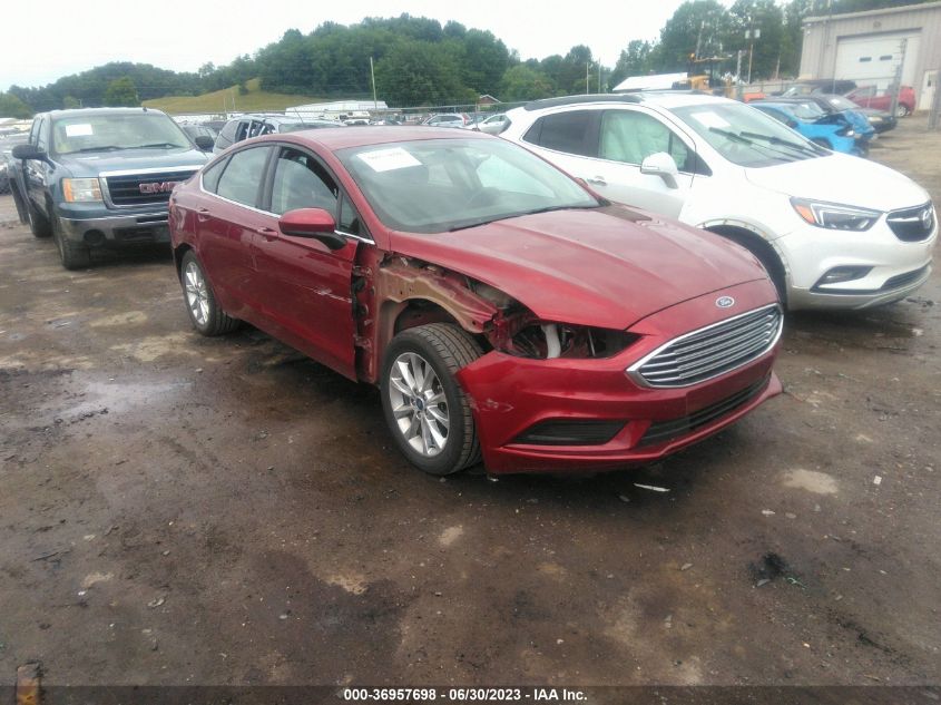 2017 FORD FUSION SE - 3FA6P0HD8HR271984