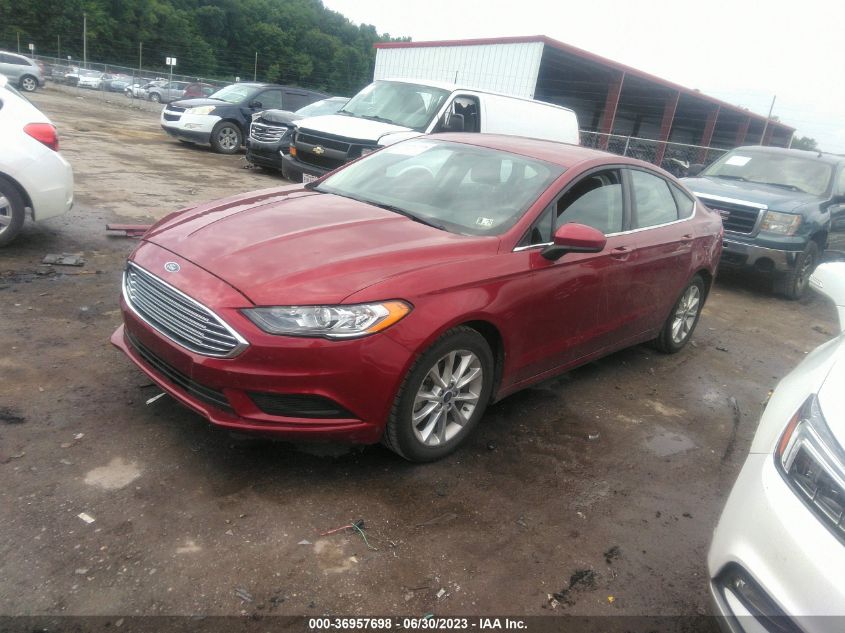 2017 FORD FUSION SE - 3FA6P0HD8HR271984