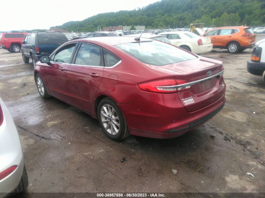 2017 FORD FUSION SE - 3FA6P0HD8HR271984