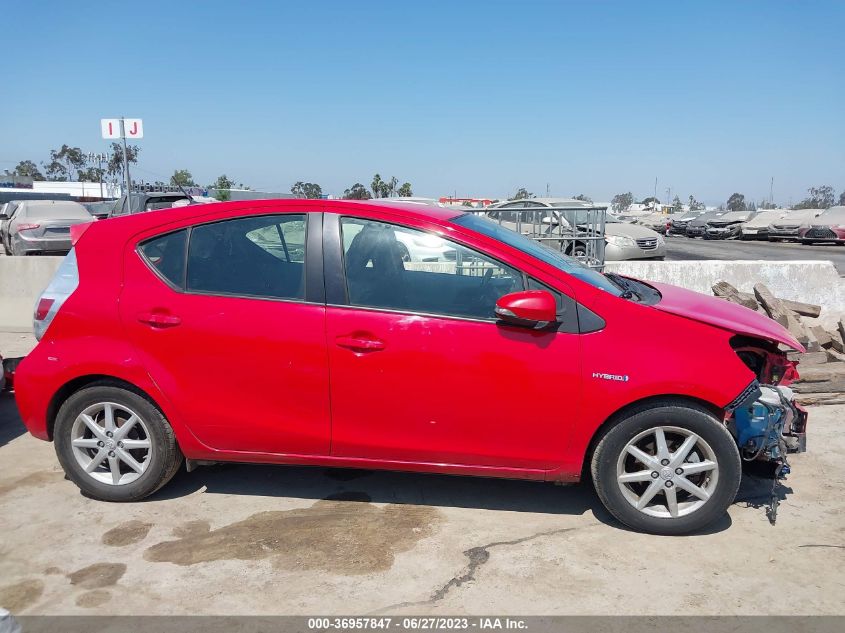 2013 TOYOTA PRIUS C ONE/TWO/THREE/FOUR - JTDKDTB30D1042271