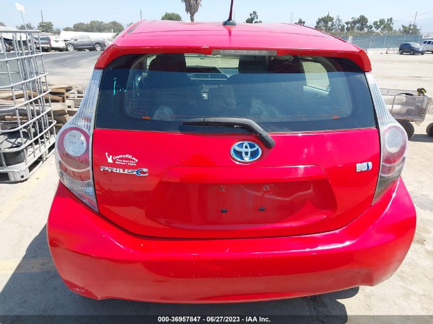 2013 TOYOTA PRIUS C ONE/TWO/THREE/FOUR - JTDKDTB30D1042271