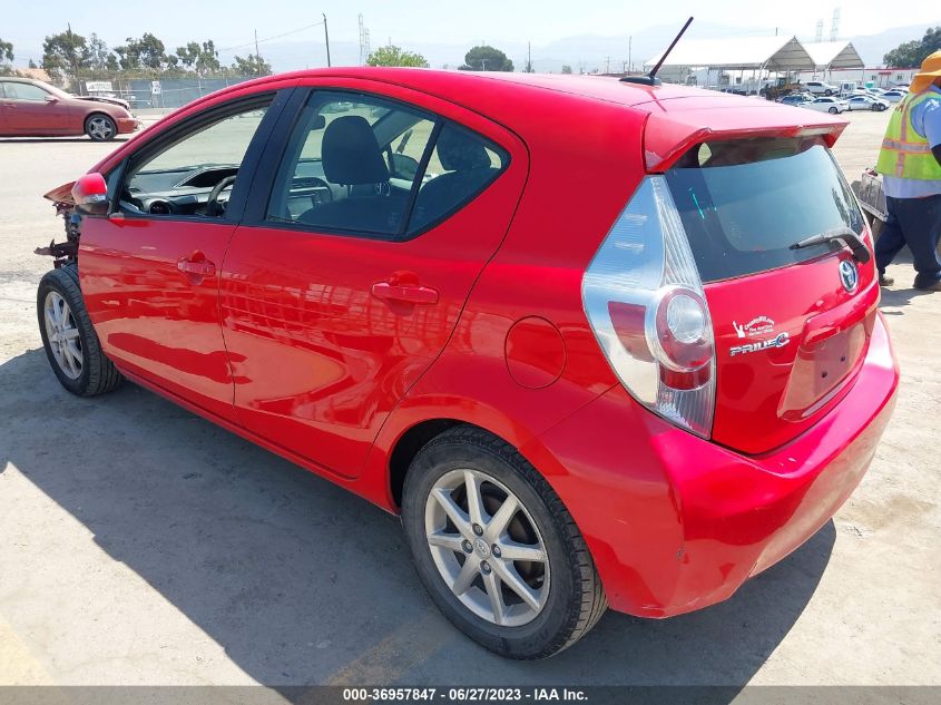 2013 TOYOTA PRIUS C ONE/TWO/THREE/FOUR - JTDKDTB30D1042271