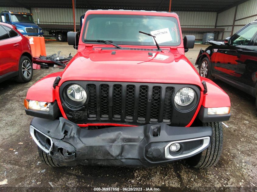 2022 JEEP GLADIATOR OVERLAND - 1C6HJTFG4NL169747