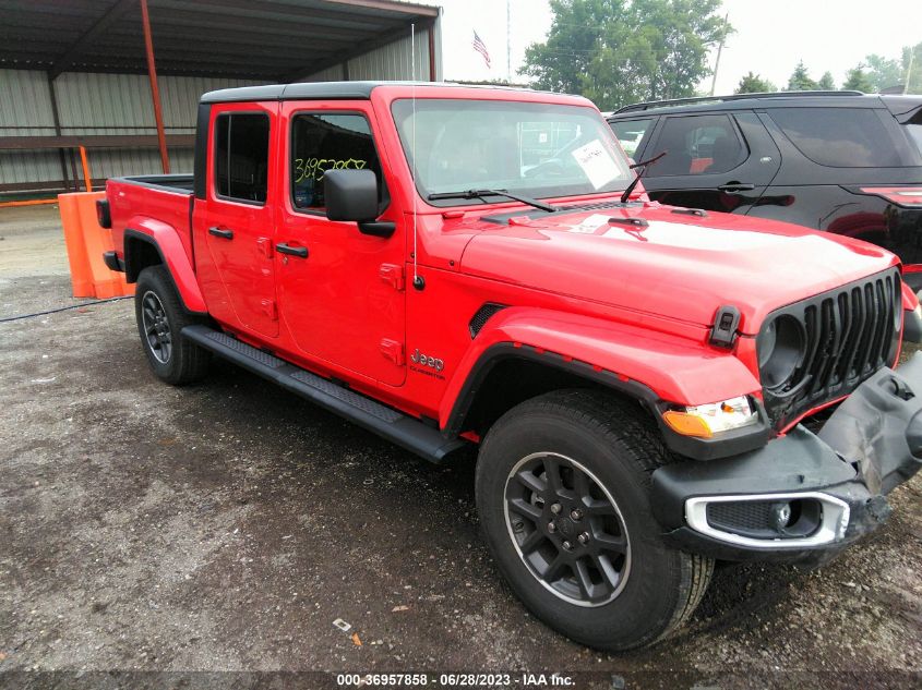 2022 JEEP GLADIATOR OVERLAND - 1C6HJTFG4NL169747