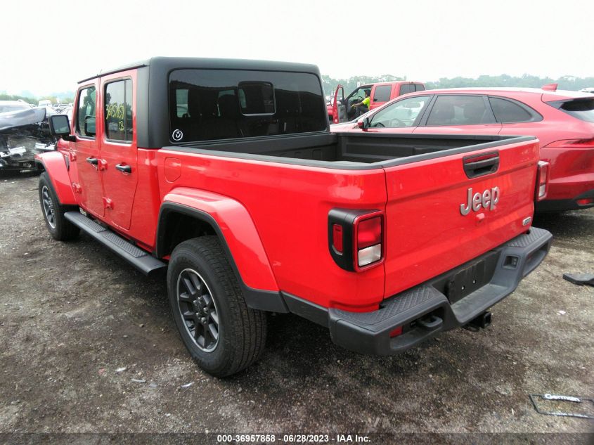 2022 JEEP GLADIATOR OVERLAND - 1C6HJTFG4NL169747