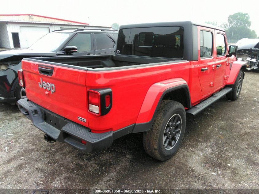 2022 JEEP GLADIATOR OVERLAND - 1C6HJTFG4NL169747