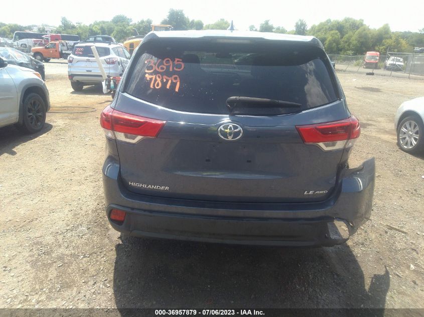 2017 TOYOTA HIGHLANDER LE - 5TDBZRFHXHS389691