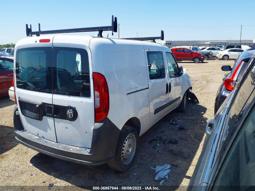 2016 RAM PROMASTER CITY CARGO VAN TRADESMAN ZFBERFATXG6C46400