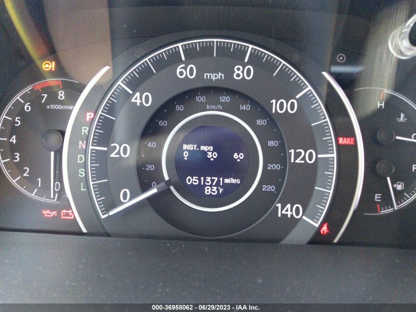 2015 HONDA CR-V TOURING - 5J6RM3H9XFL021777
