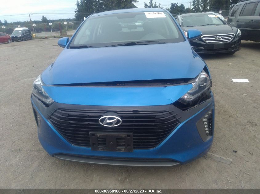 2017 HYUNDAI IONIQ HYBRID SEL - KMHC75LC2HU035098
