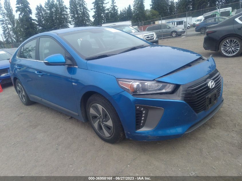 2017 HYUNDAI IONIQ HYBRID SEL - KMHC75LC2HU035098