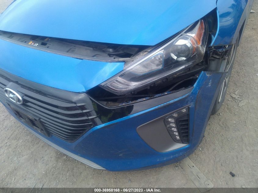 2017 HYUNDAI IONIQ HYBRID SEL - KMHC75LC2HU035098