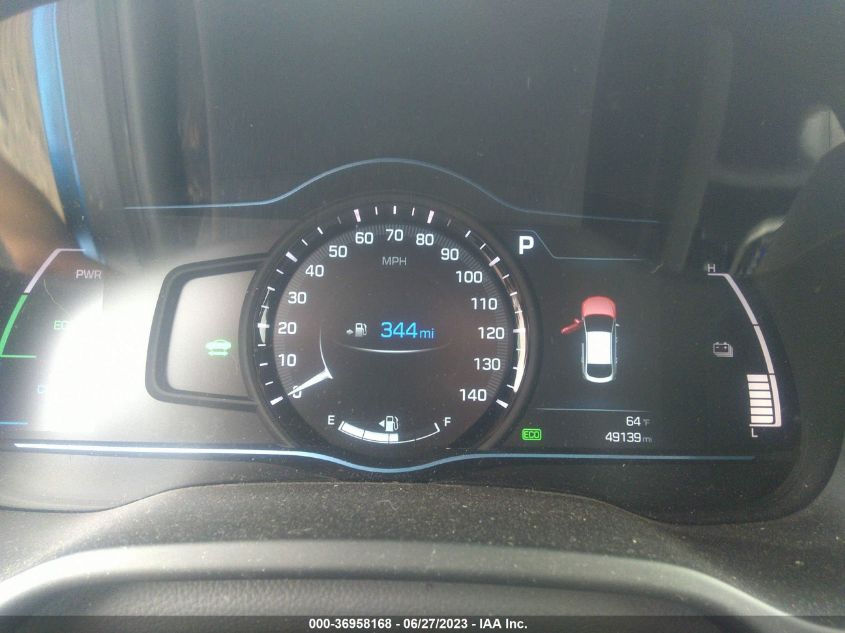 2017 HYUNDAI IONIQ HYBRID SEL - KMHC75LC2HU035098
