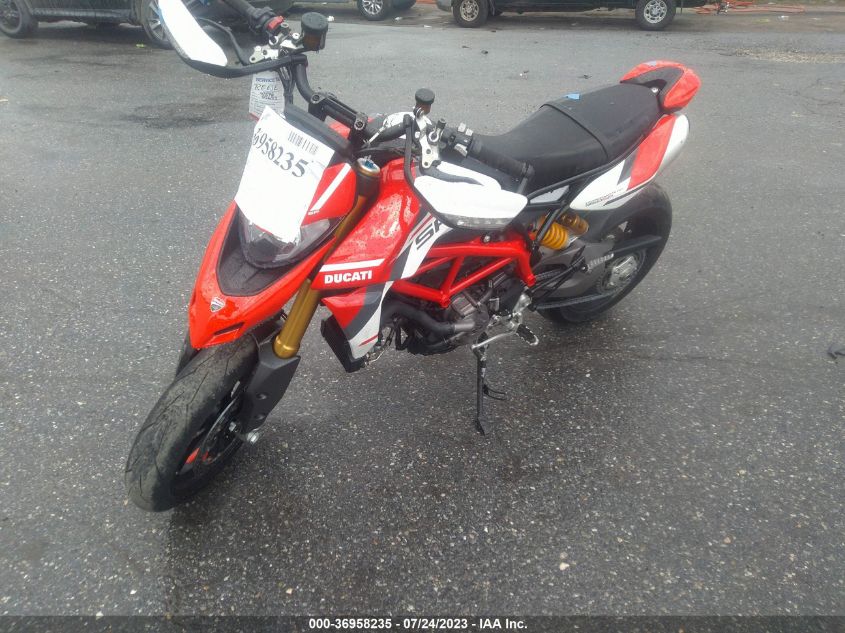 2022 DUCATI HYPERMOTARD 950/950 SP ZDMBAJDT2NB008956