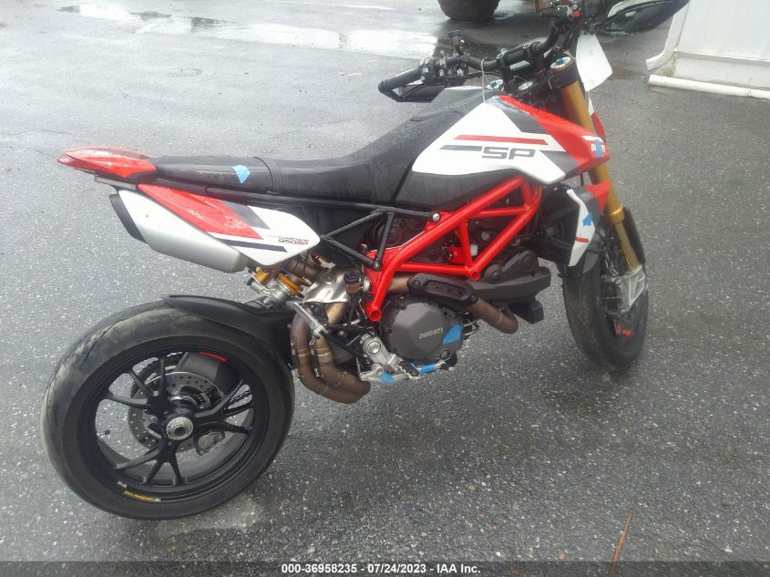 2022 DUCATI HYPERMOTARD 950/950 SP ZDMBAJDT2NB008956