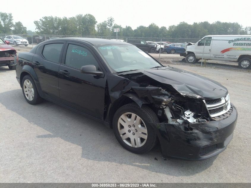 2013 DODGE AVENGER SE - 1C3CDZAB6DN771744