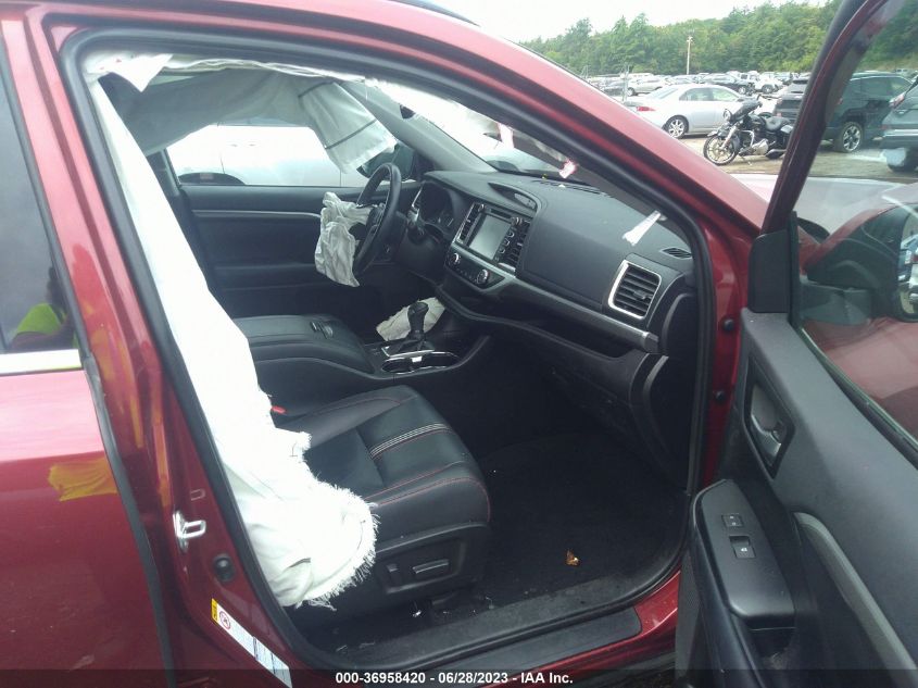 2019 TOYOTA HIGHLANDER SE/XLE - 5TDJZRFHXKS611858