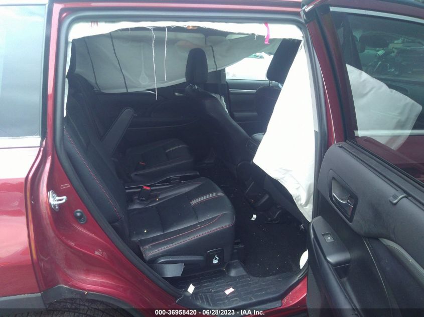 2019 TOYOTA HIGHLANDER SE/XLE - 5TDJZRFHXKS611858