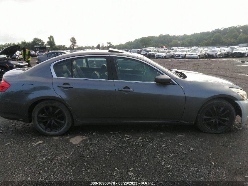 2013 INFINITI G37 SEDAN X JN1CV6AR3DM770161